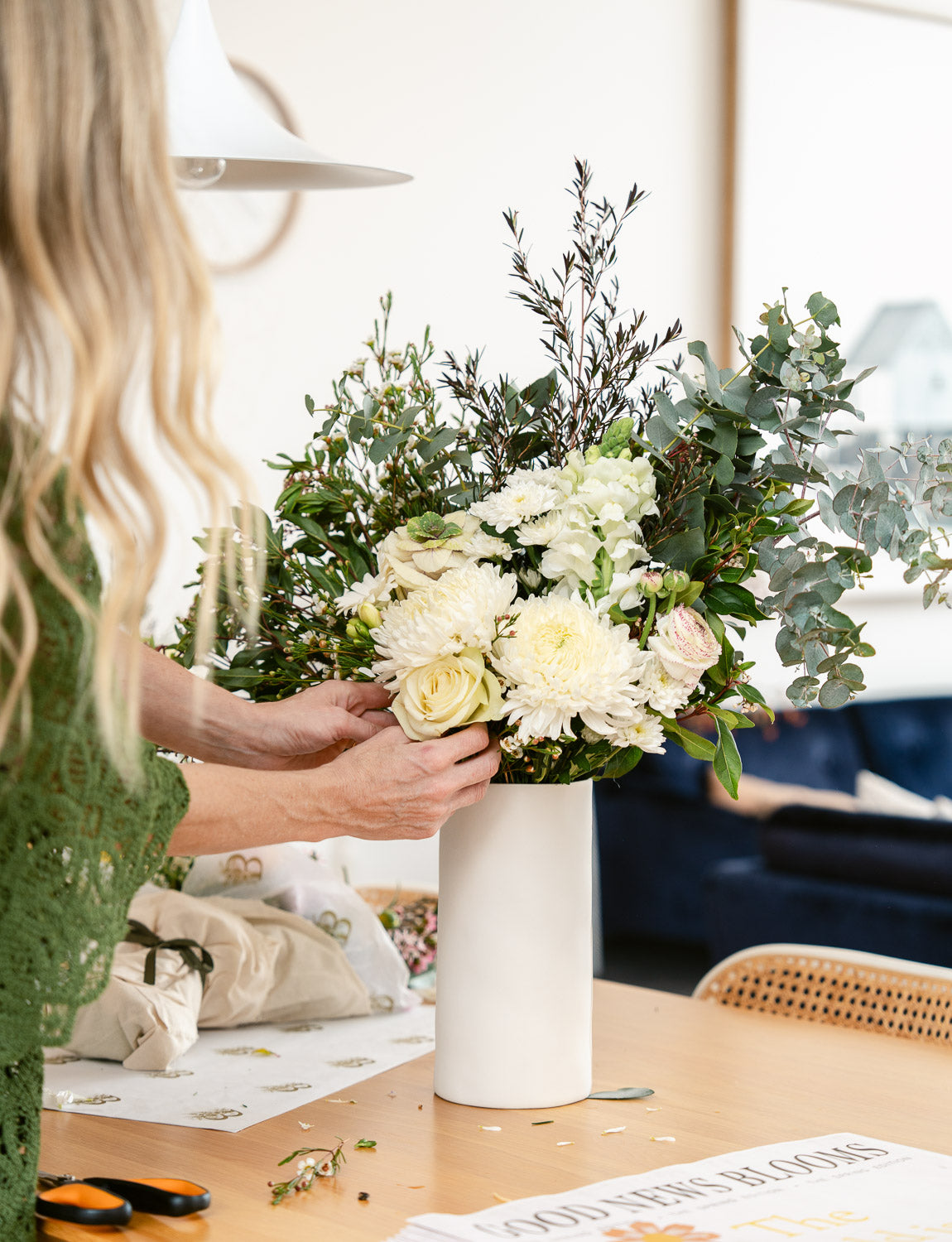 Flowers & A Vase