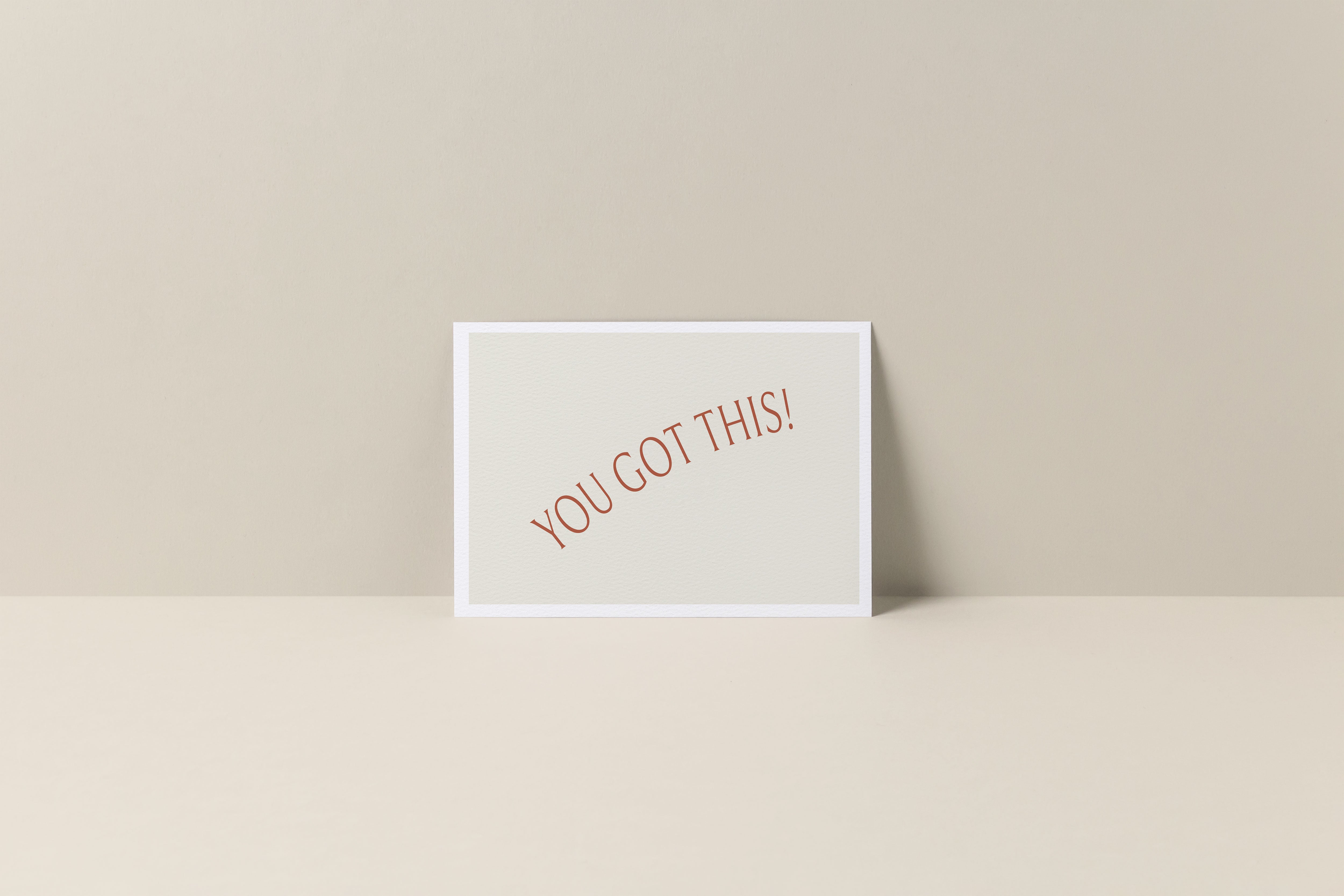 Gift Card: You got this!