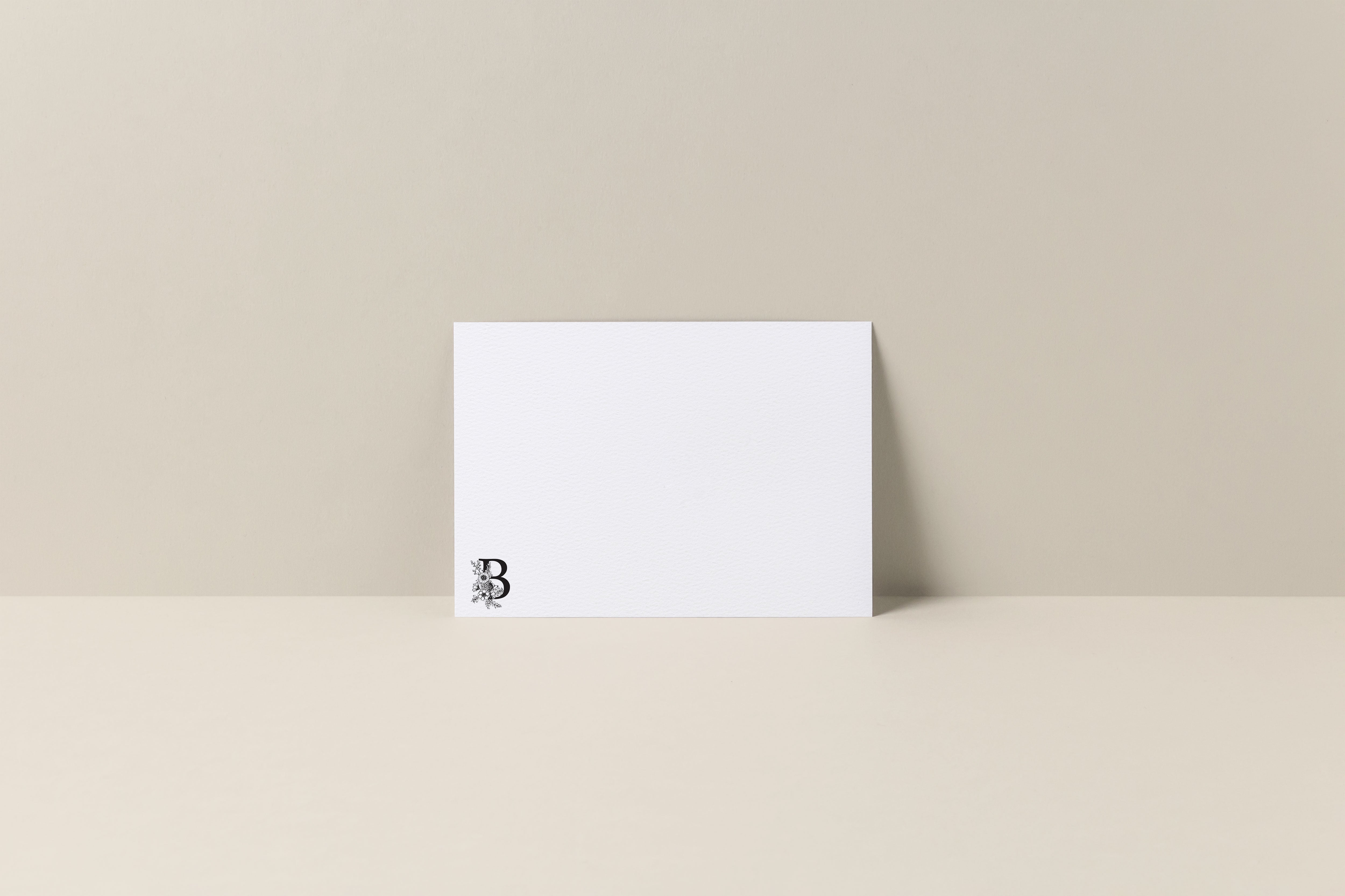 Gift Card: Blank white (back & front)
