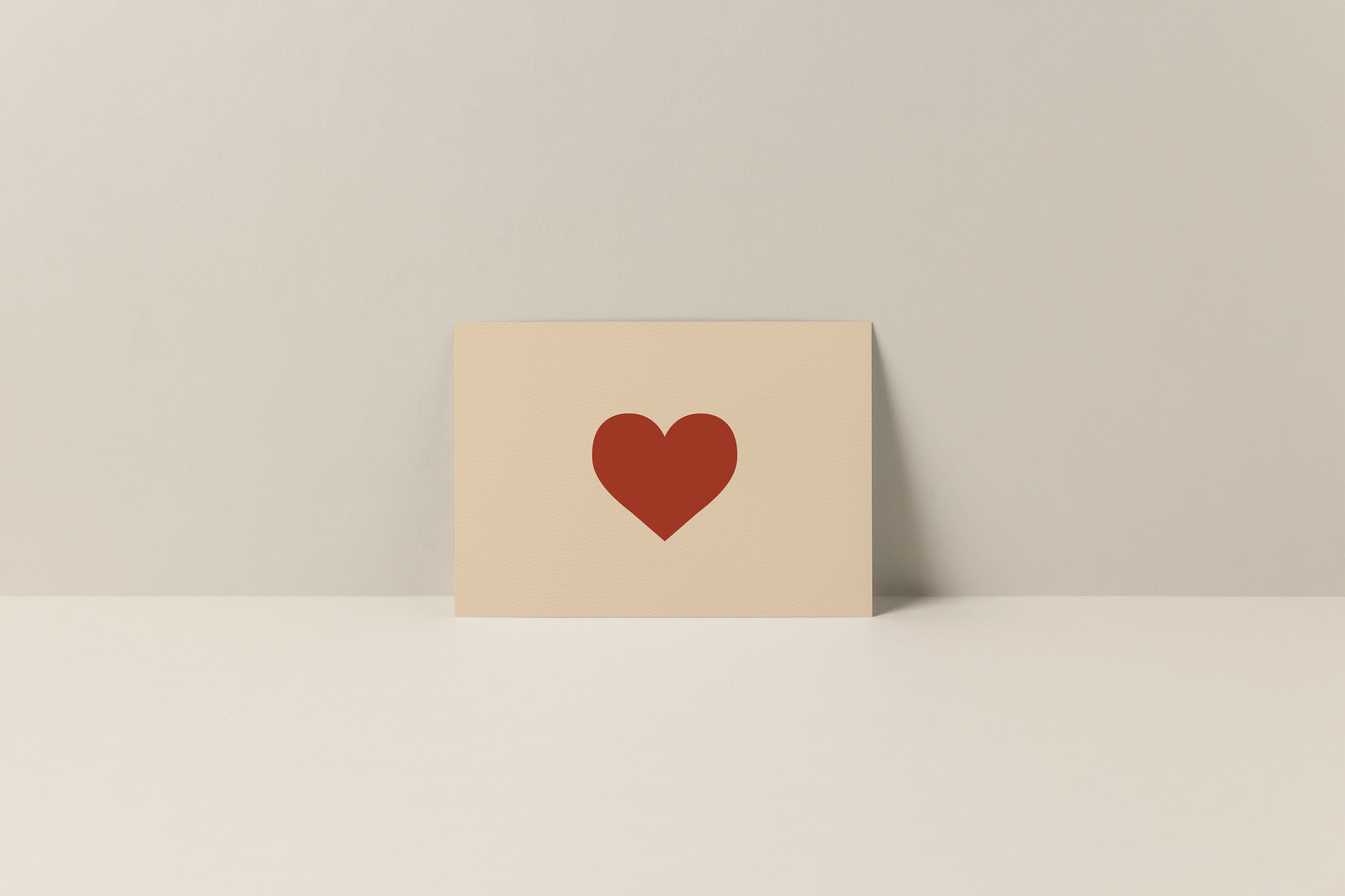Gift Card: Love heart (blank)