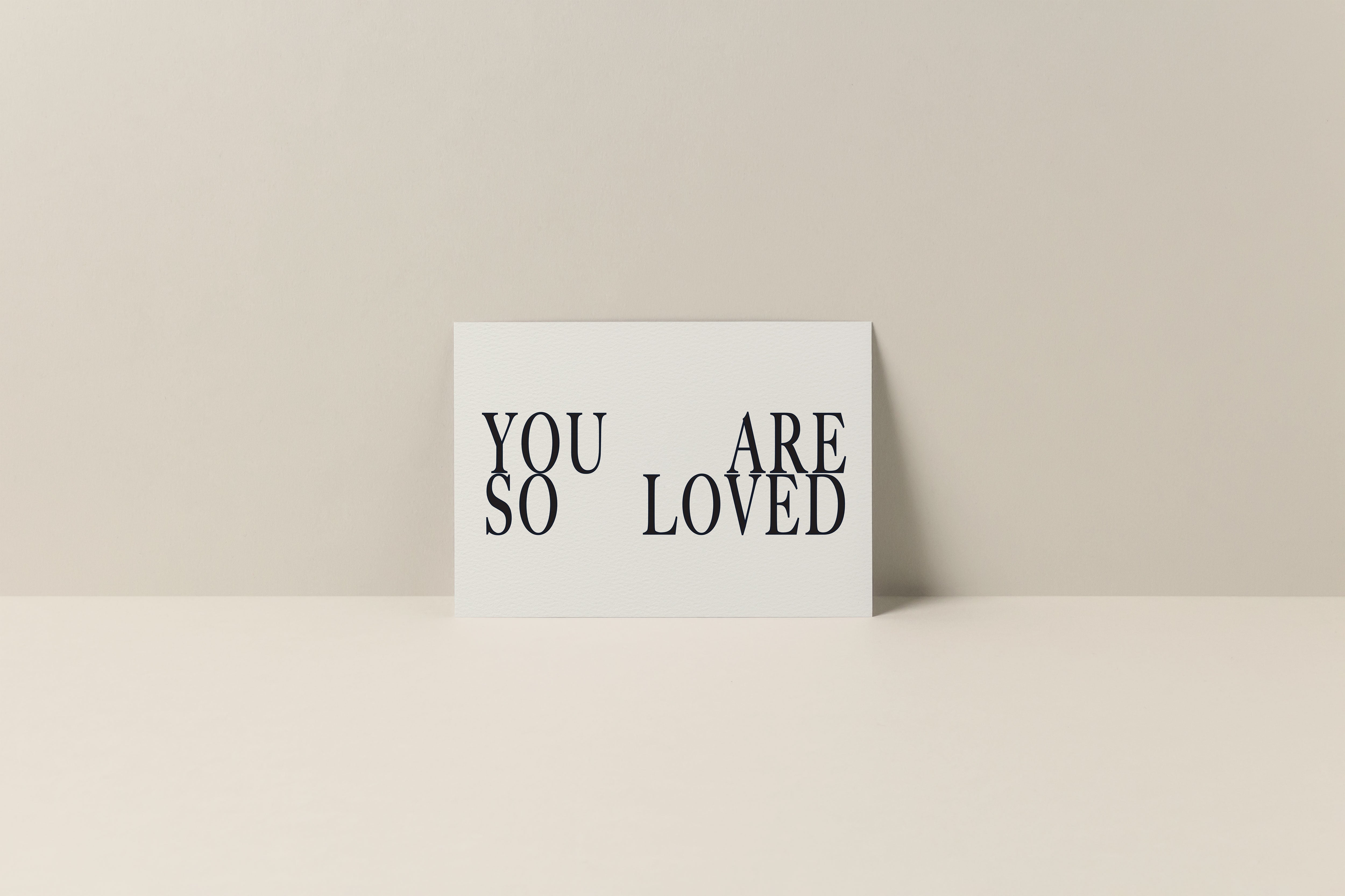 Gift Card: You are so loved